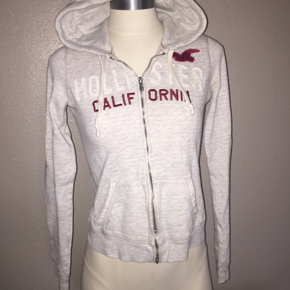 Y2K HOLLISTER CALIFORNIA GRAY HOODIE M